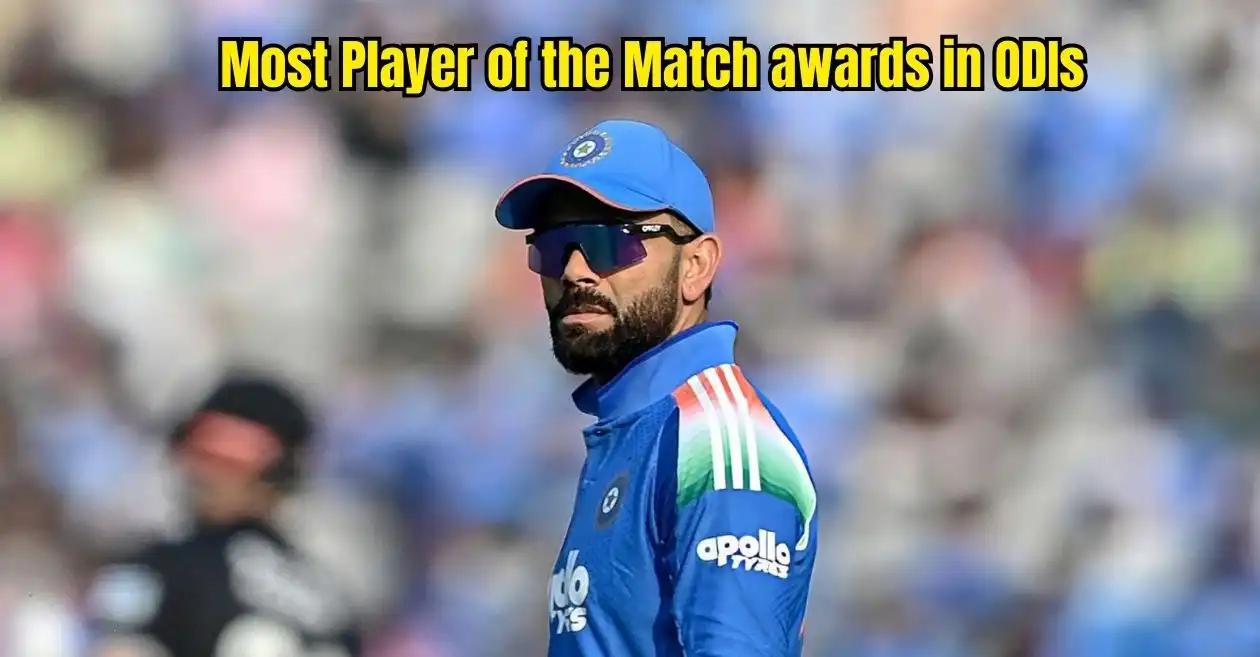 Top 3 players with most Player of the Match awards in ODIs ft. Virat Kohli