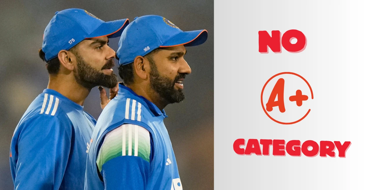 No more A+ category in BCCI central contracts! Rohit Sharma and Virat Kohli in line for salary reduction
