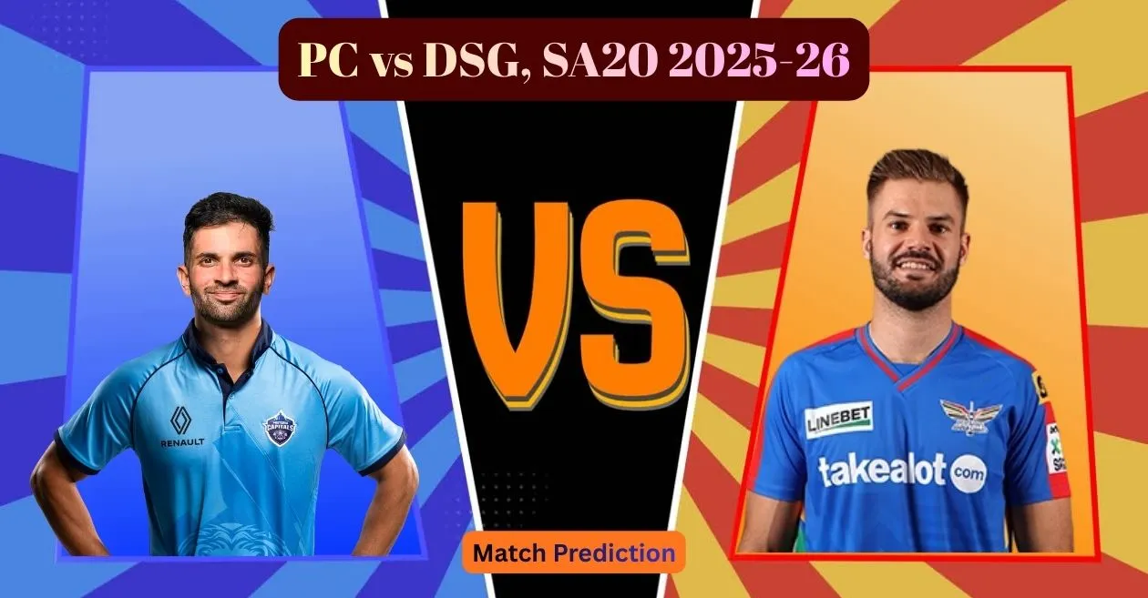 PC vs DSG, SA20 2025-26, Match Prediction: Who will win today’s game between Pretoria Capitals and Durban’s Super Giants?