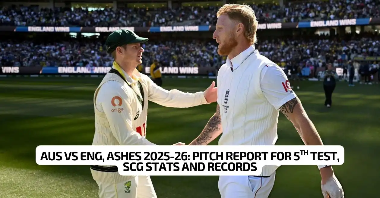 AUS vs ENG, Ashes 2025-26: Pitch report for 5th Test, SCG Stats and Records