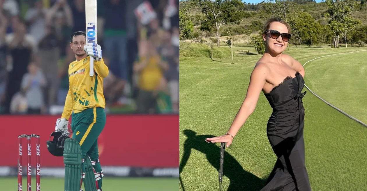 Quinton de Kock’s wife reacts as star opener smashes career-best score in SA vs WI 2nd T20I