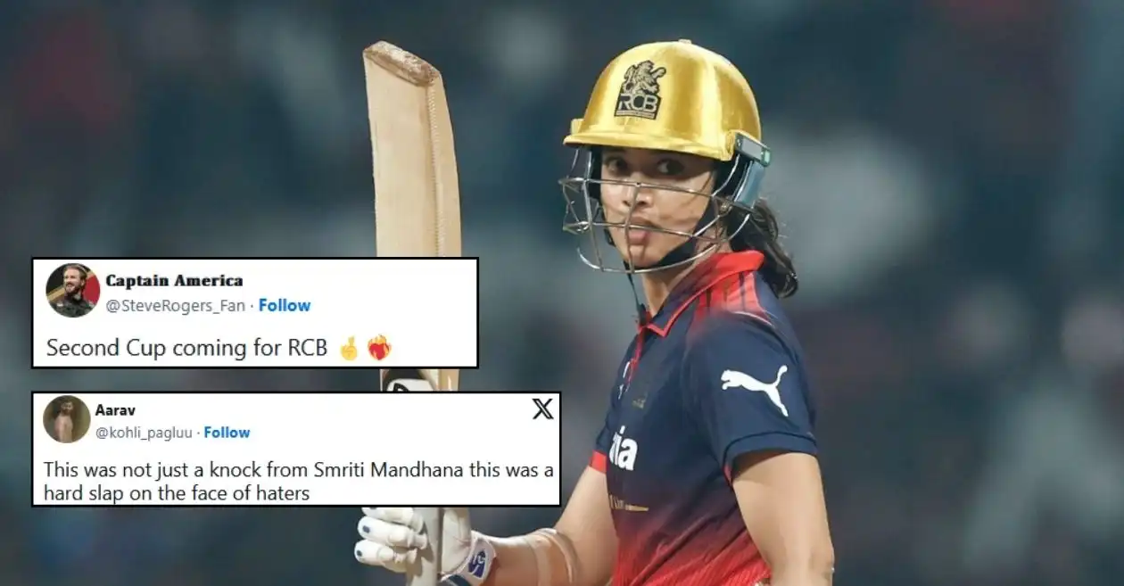 Fans react as Smriti Mandhana’s batting masterclass powers RCB to commanding win over DC in WPL 2026