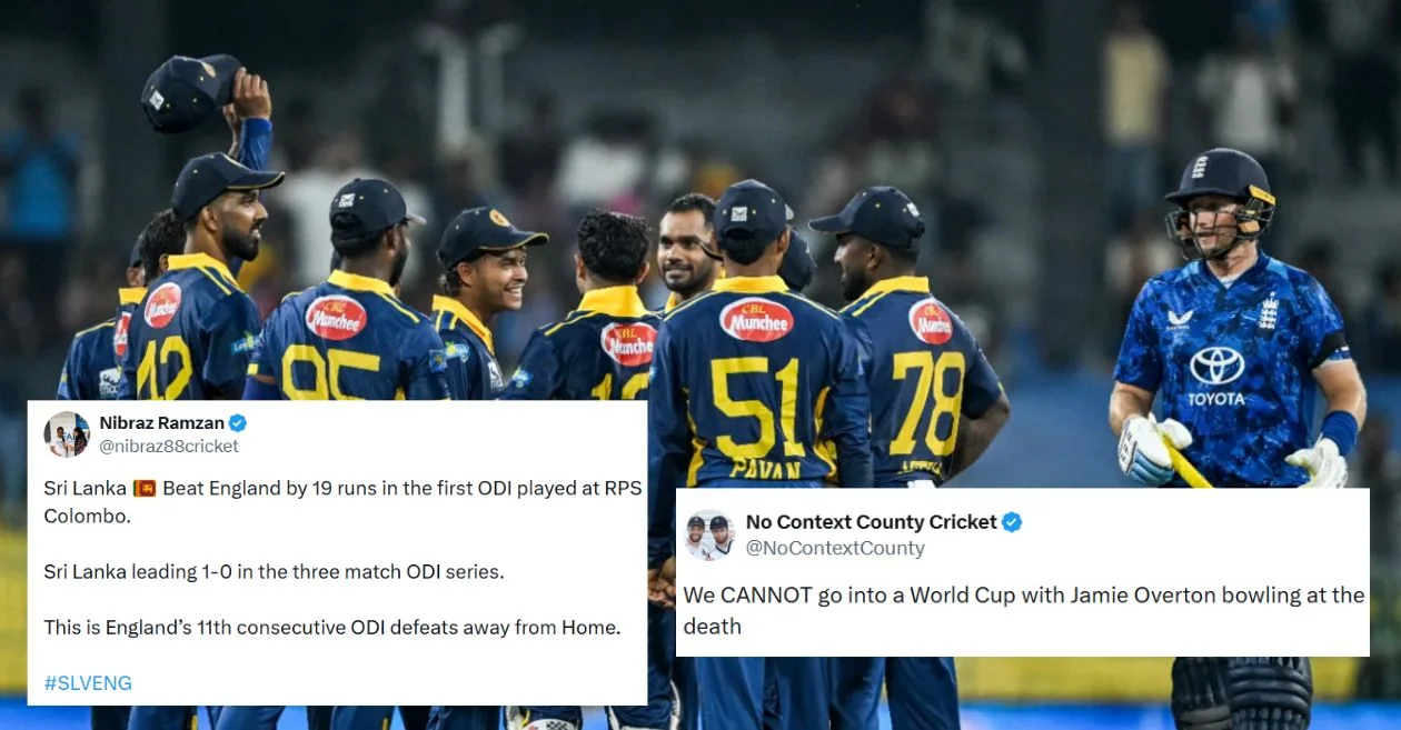 Fans react after England’s miserable away run continues as Kusal Mendis powers Sri Lanka to hard-fought win in 1st ODI