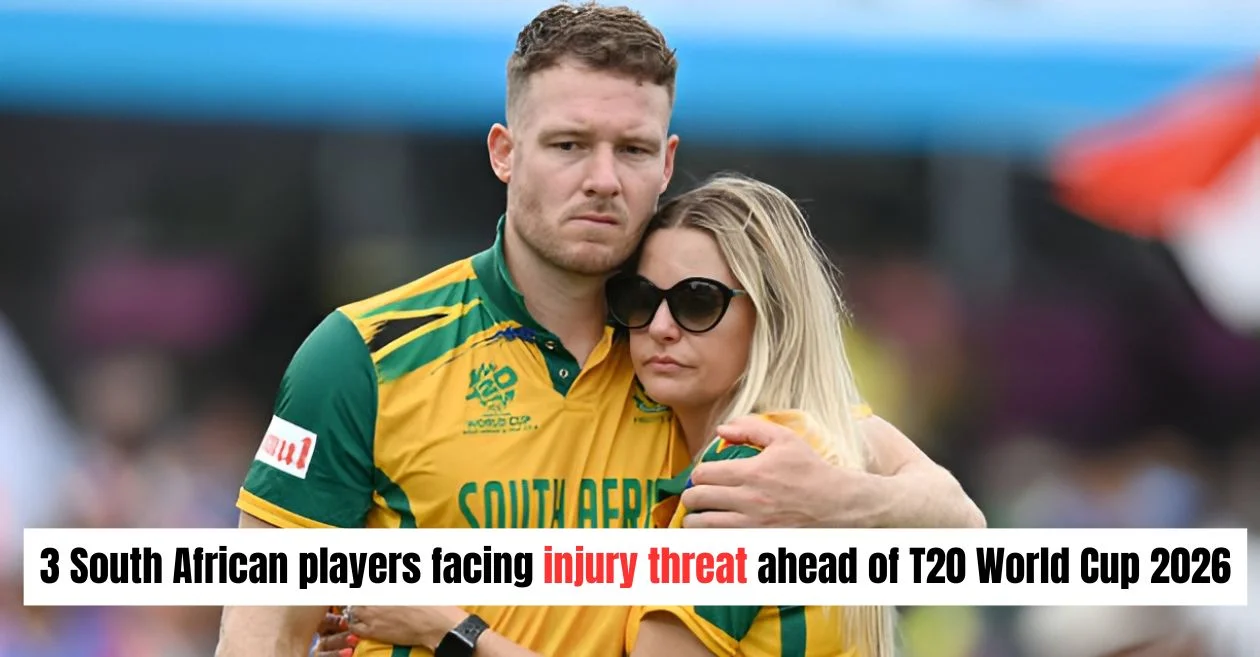 3 players from South Africa at injury risk ahead of T20 World Cup 2026 ft. David Miller