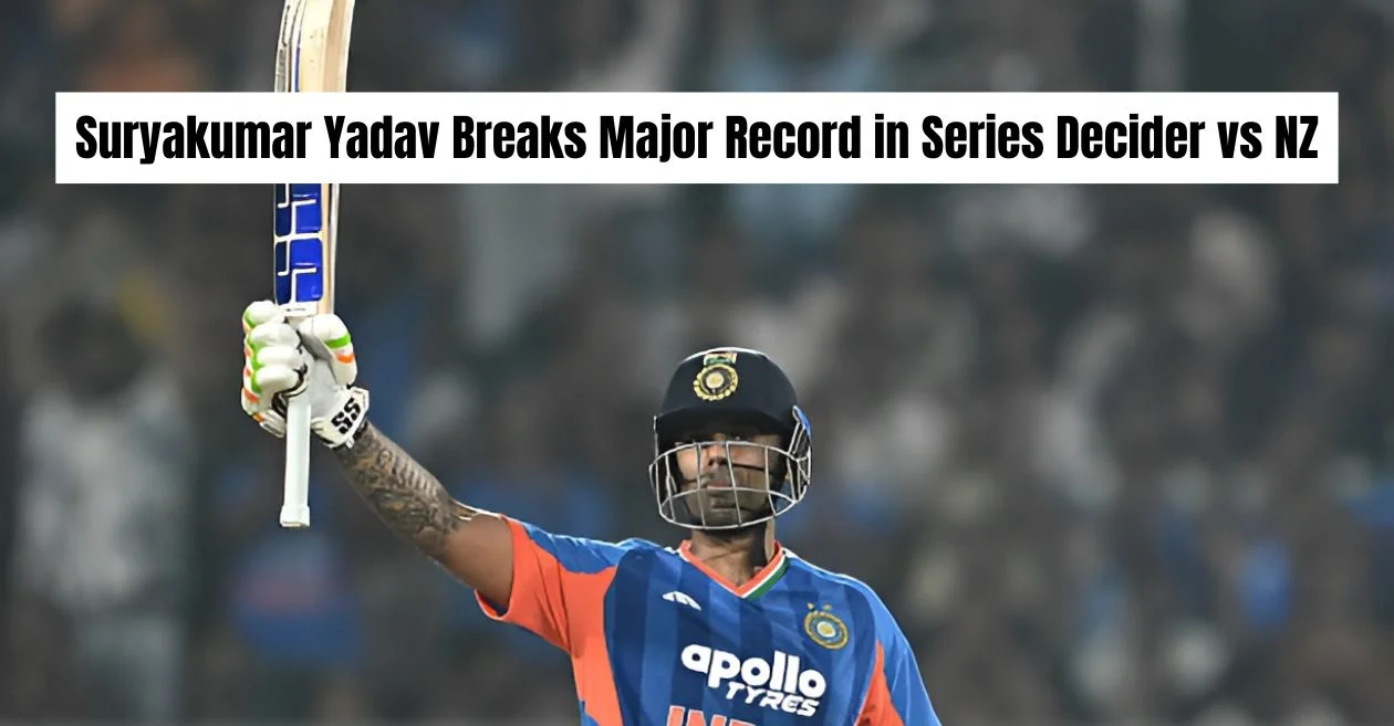 India captain Suryakumar Yadav shatters major record with explosive knock against New Zealand in 5th T20I