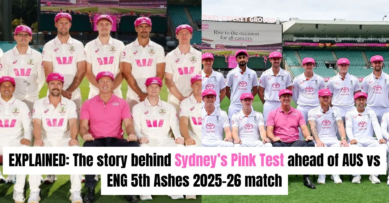 EXPLAINED: The story behind Sydney’s Pink Test ahead of AUS vs ENG 5th Ashes 2025-26 match