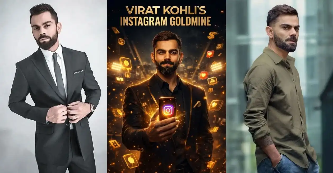 Virat Kohli’s Instagram goldmine: How the king of social media turns his posts into millions?
