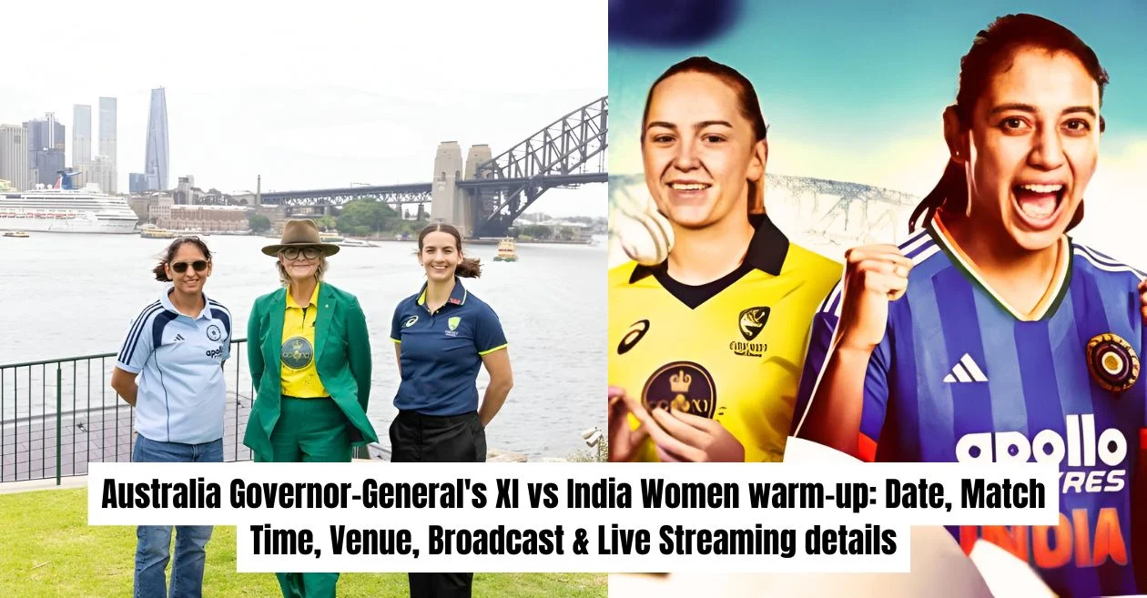 Australia Governor-General’s XI vs India Women warm-up: Date, Match Time, Venue, Broadcast & Live Streaming details