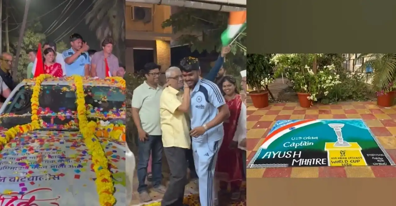 WATCH: Virar erupts in celebration as Ayush Mhatre gets grand welcome after U19 World Cup triumph
