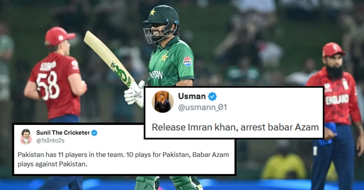 T20 World Cup 2026: Fans mercilessly troll Babar Azam for his flop show with the bat during PAK vs ENG Super 8 game