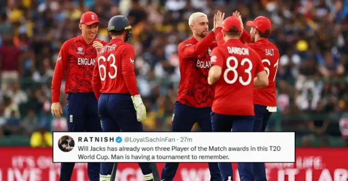 Fans react as Will Jacks’ spin masterclass powers England to dominant Super 8 win over Sri Lanka in T20 World Cup 2026