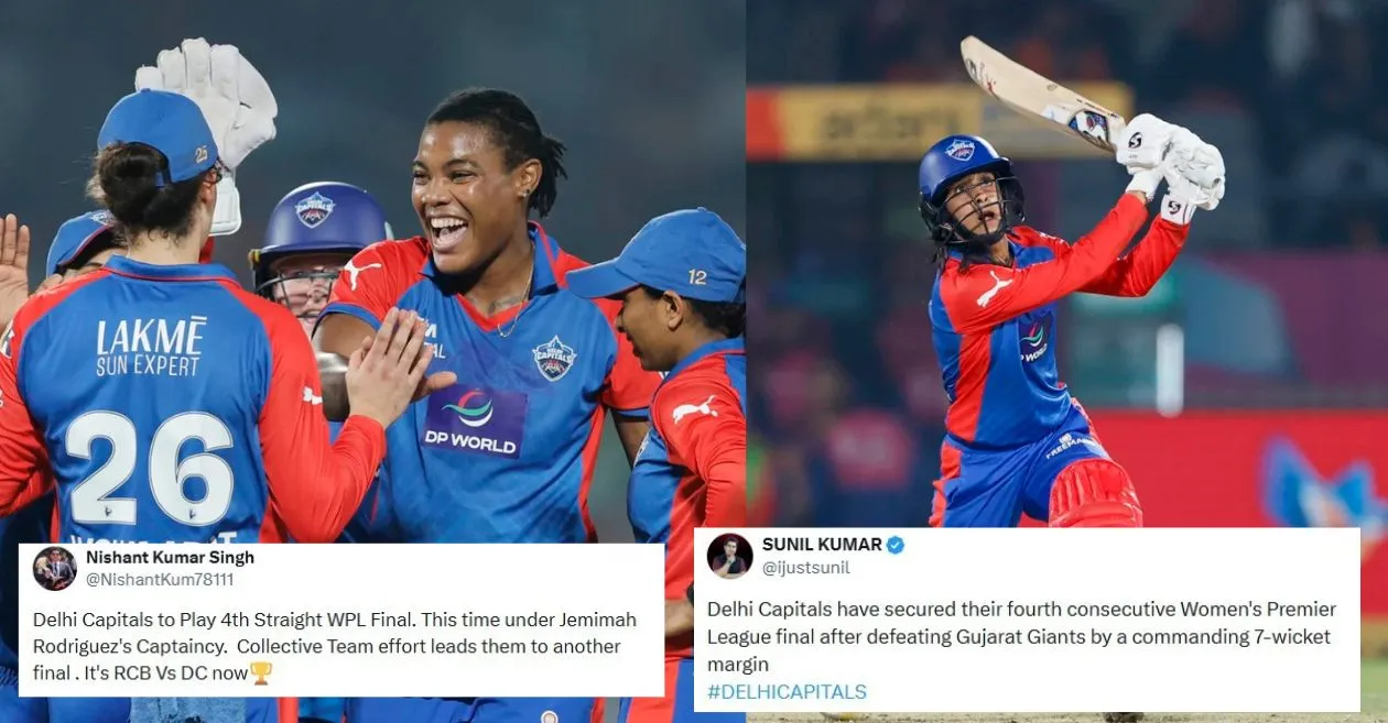 Fans go crazy as Delhi Capitals outclass Gujarat Giants in the Eliminator to reach fourth WPL final in a row