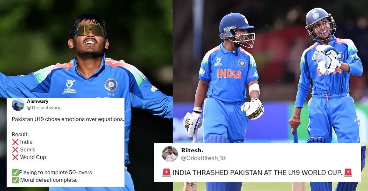 Fans go crazy as India send Pakistan packing from U19 World Cup 2026 and qualify for the semis