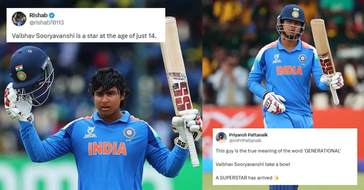 Fans go gaga as Vaibhav Suryavanshi smashes destructive century in U19 World Cup 2026 final against England