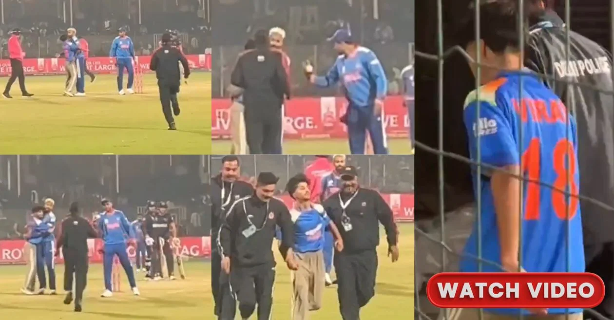 T20 World Cup 2026 [WATCH]: Suryakumar Yadav holds back security to let fan in Virat Kohli jersey meet Hardik Pandya during IND vs NAM match