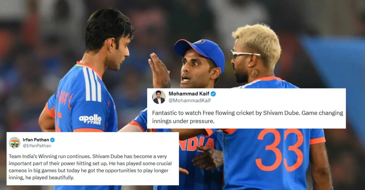 Fans react as India complete flawless T20 World Cup 2026 group stage run after Shivam Dube stars vs Netherlands
