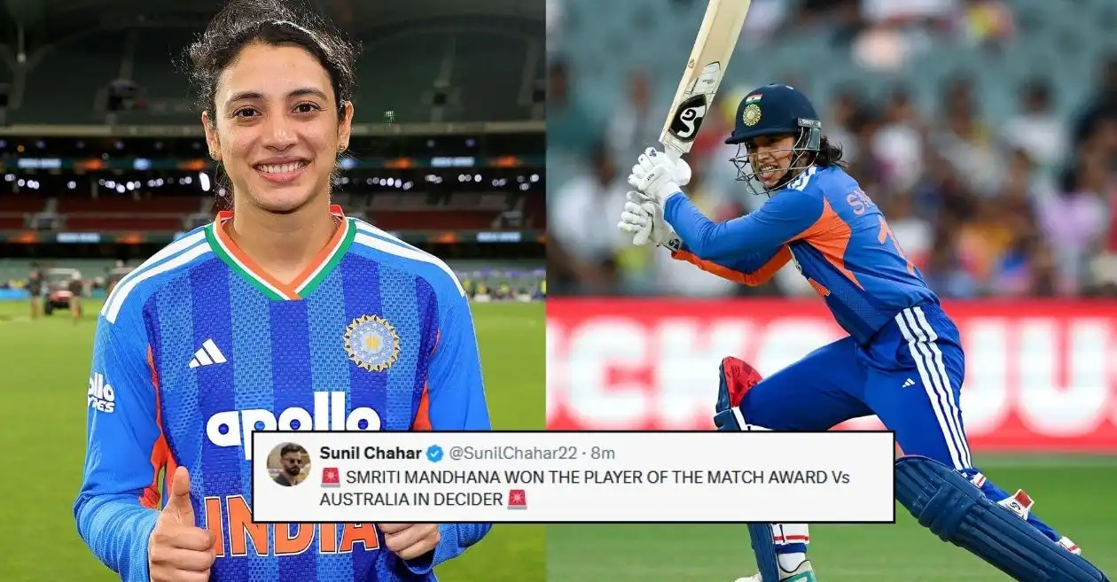 Fans erupt as Smriti Mandhana powers India to series-clinching win over Australia in 3rd Women’s T20I
