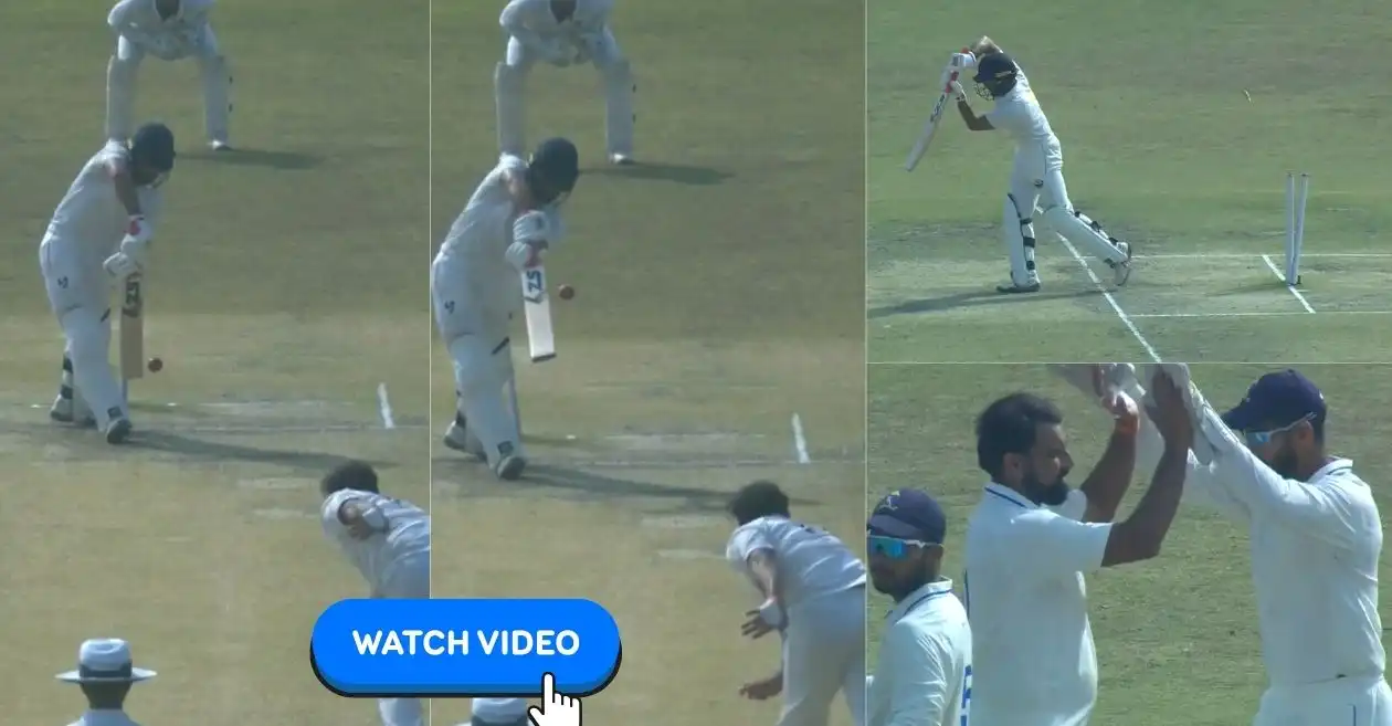 WATCH: Mohammed Shami castles Shubham Pundir with a peach in Bengal vs Jammu and Kashmir Ranji Trophy semifinal