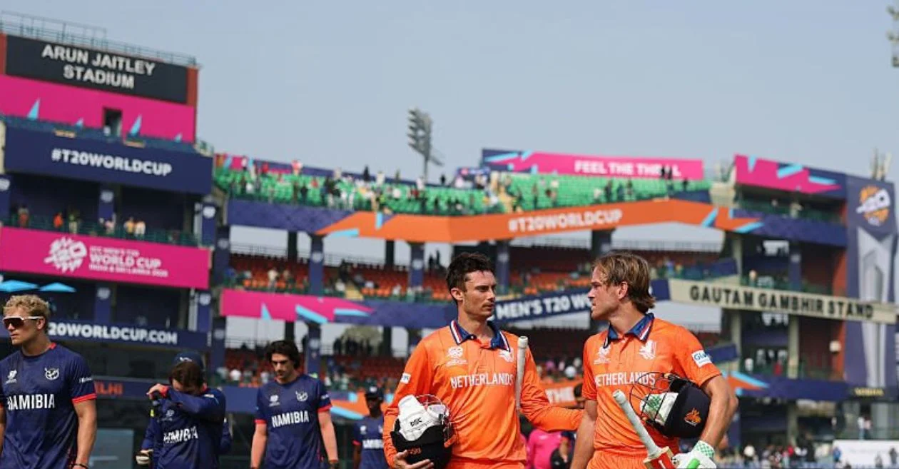 T20 World Cup 2026: Bas de Leede’s match-winning performance helps Netherlands outclass Namibia by 7 wickets at Arun Jaitley Stadium