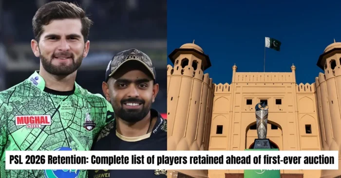 PSL 2026 Retention: From Babar Azam to Shaheen Afridi – Complete list of players retained ahead of first-ever auction