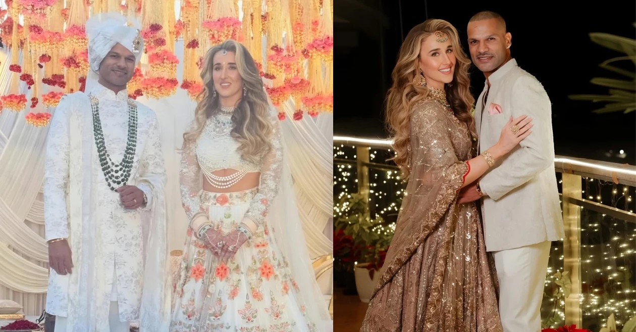 Shikhar Dhawan marries Irish girlfriend Sophie Shine in dreamy ceremony; viral pics take internet by storm