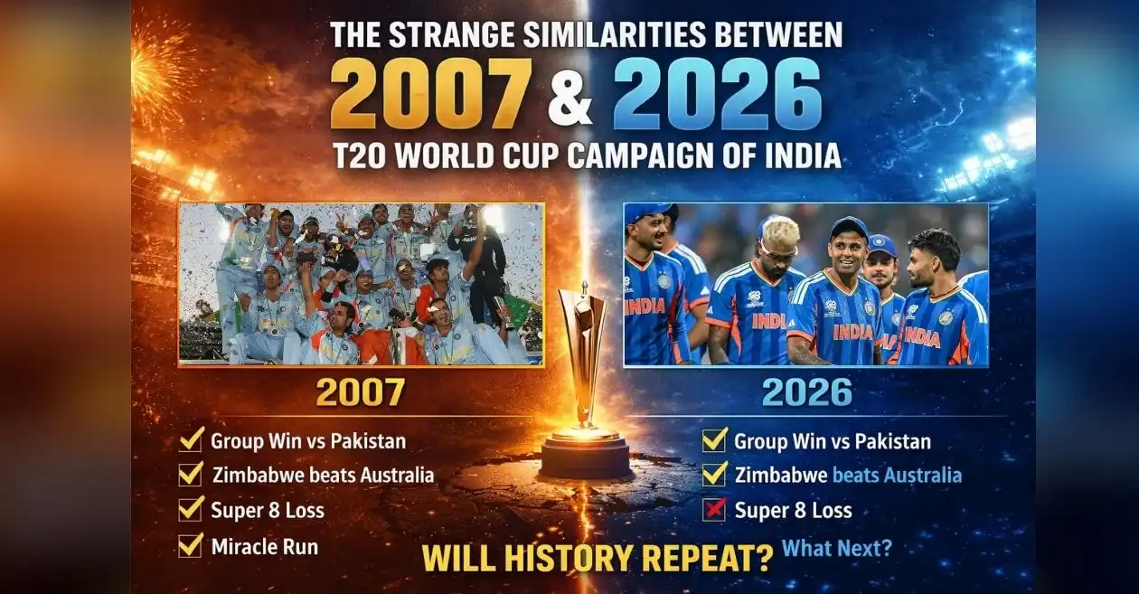 2007 reloaded? Here’s how Team India’s T20 World Cup 2026 campaign mirrors a legendary comeback