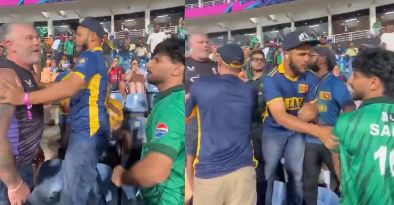 T20 World Cup 2026 [WATCH]: Super 8 showdown at Pallekele turns ugly as England and Pakistan fans engage in physical altercation