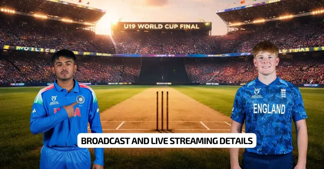U19 World Cup 2026 Final, ENG vs IND: Broadcast, Live Streaming details – When and where to watch in India, USA, UK, Australia & other countries