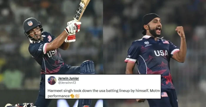 Fans erupt as Saiteja Mukkamalla, Harmeet Singh lead USA to emphatic win over Netherlands in T20 World Cup 2026