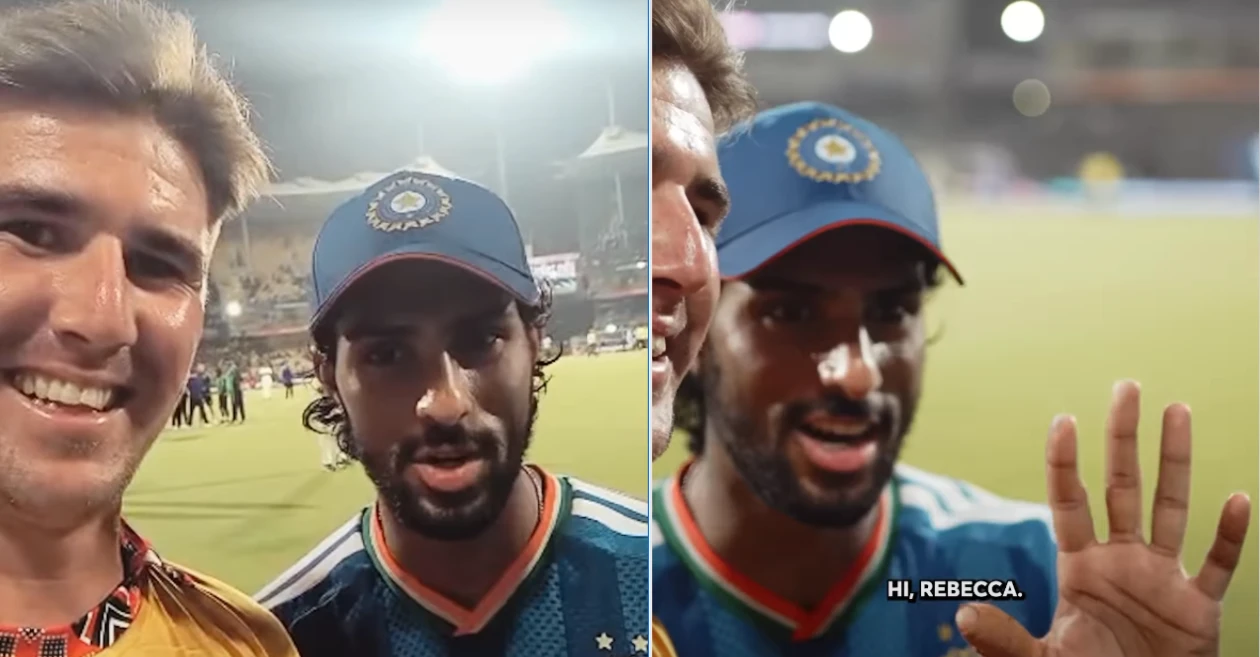 VIDEO: Tilak Varma’s reply to Brad Evans’ sister wins hearts