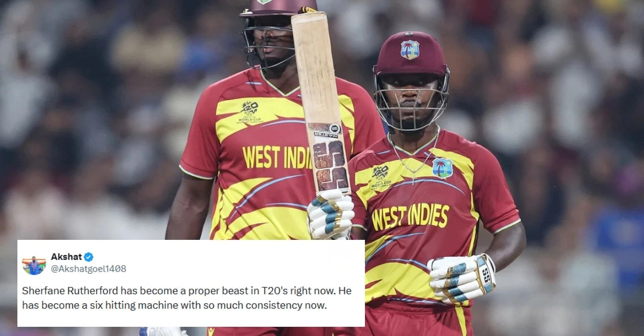 Fans react as Sherfane Rutherford runs riot against England in T20 World Cup 2026 clash