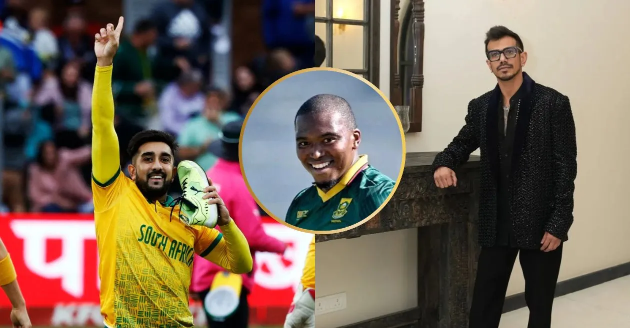 Yuzvendra Chahal cheekily trolls Tabraiz Shamsi over his claim of smashing Lungi Ngidi for a six