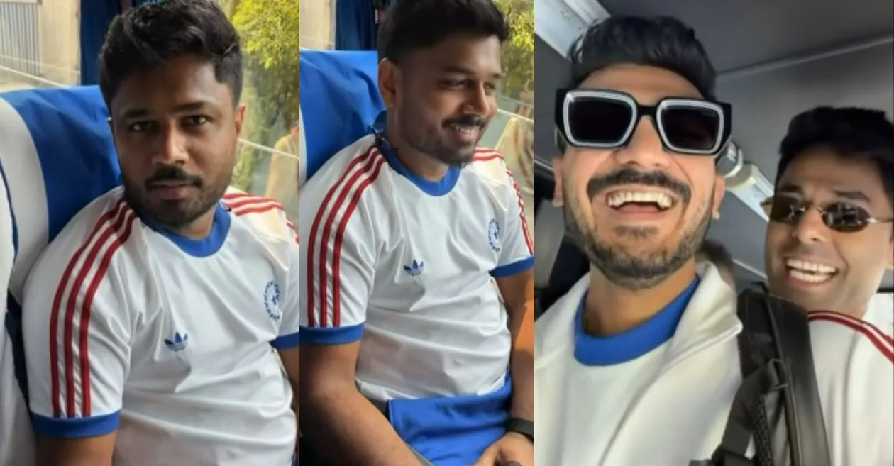 WATCH: Axar Patel playfully mocks Sanju Samson after his match-winning heroics against West Indies in T20 World Cup 2026