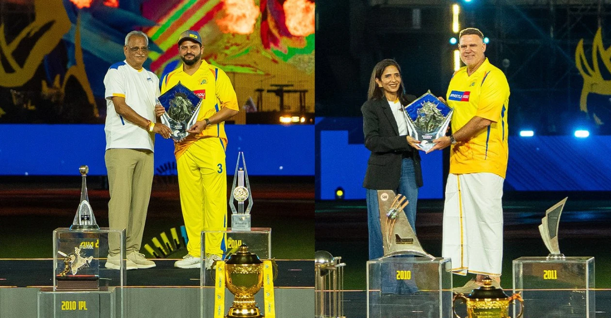 ‘Before the legacy, there were these two’: CSK inducts Suresh Raina and Matthew Hayden into inaugural Hall of Fame