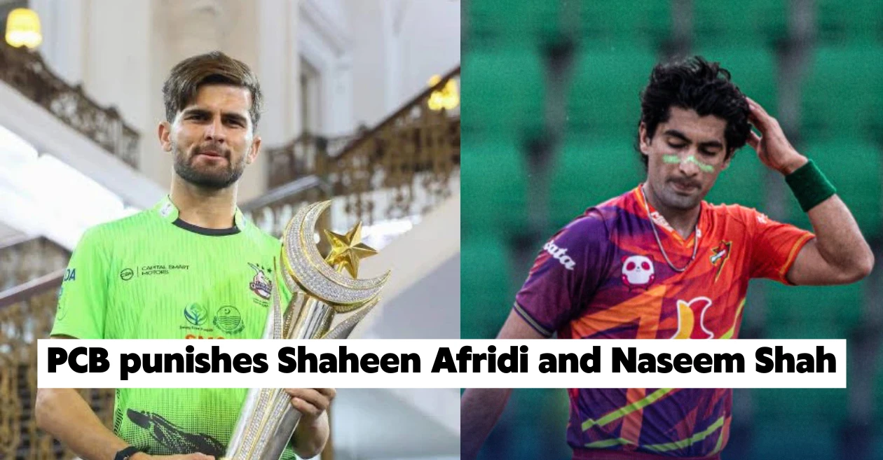 PCB penalizes Shaheen Afridi and Naseem Shah for breaching security protocol and posting offensive tweet during PSL 2026