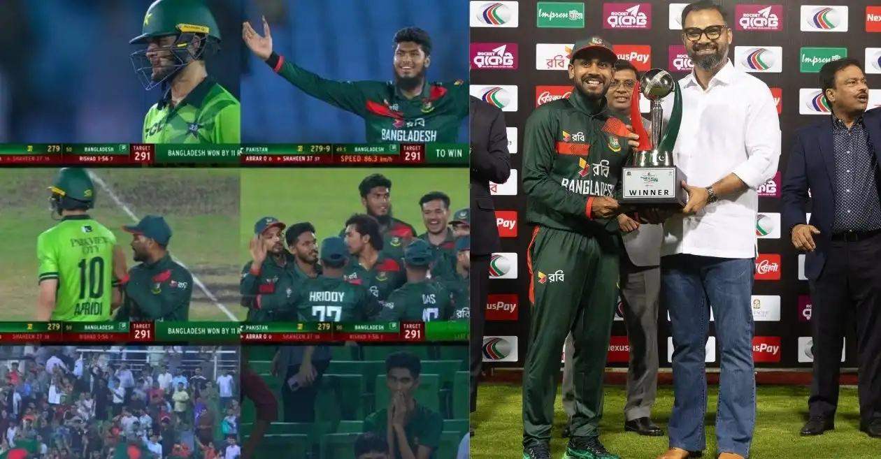 Pakistan lodge complaint over controversial DRS call as Bangladesh clinch series with thrilling win in 3rd ODI