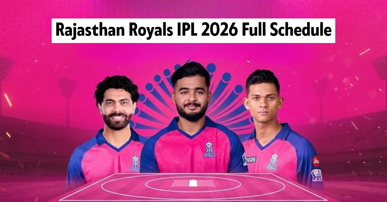 Rajasthan Royals IPL 2026 Full Schedule: Date, Time & Venues of RR matches