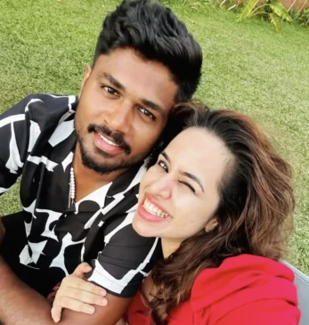 Sanju and his wife Charulatrha