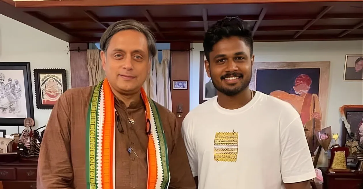 Shashi Tharoor reflects on meeting teenage Sanju Samson following Kerala star’s T20 World Cup brilliance