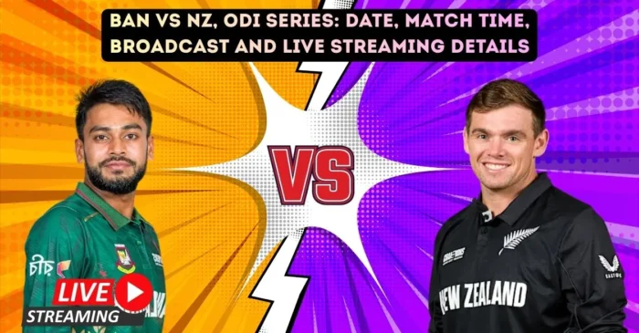 BAN vs NZ, ODI Series: Date, Match Time, Broadcast and Live Streaming details