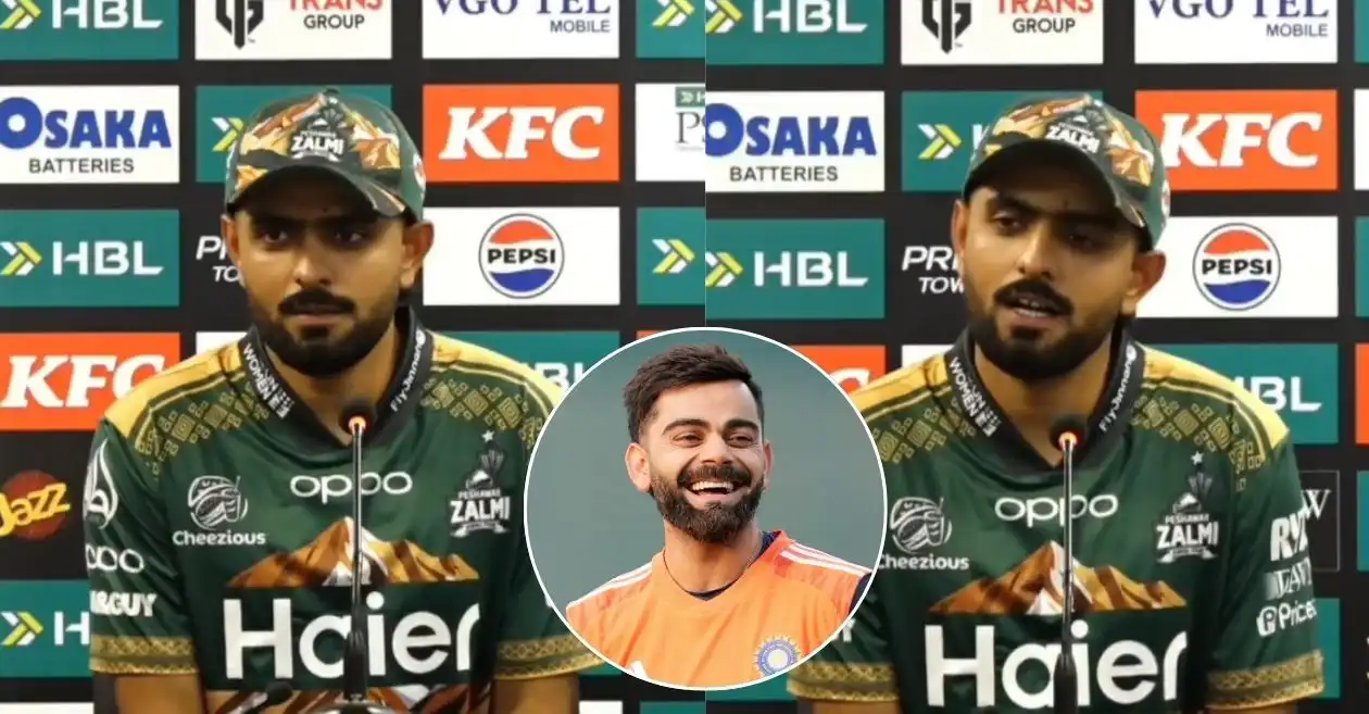 PSL 2026 [WATCH]: Babar Azam loses his cool after a reporter compares him with Virat Kohli over finishing ability