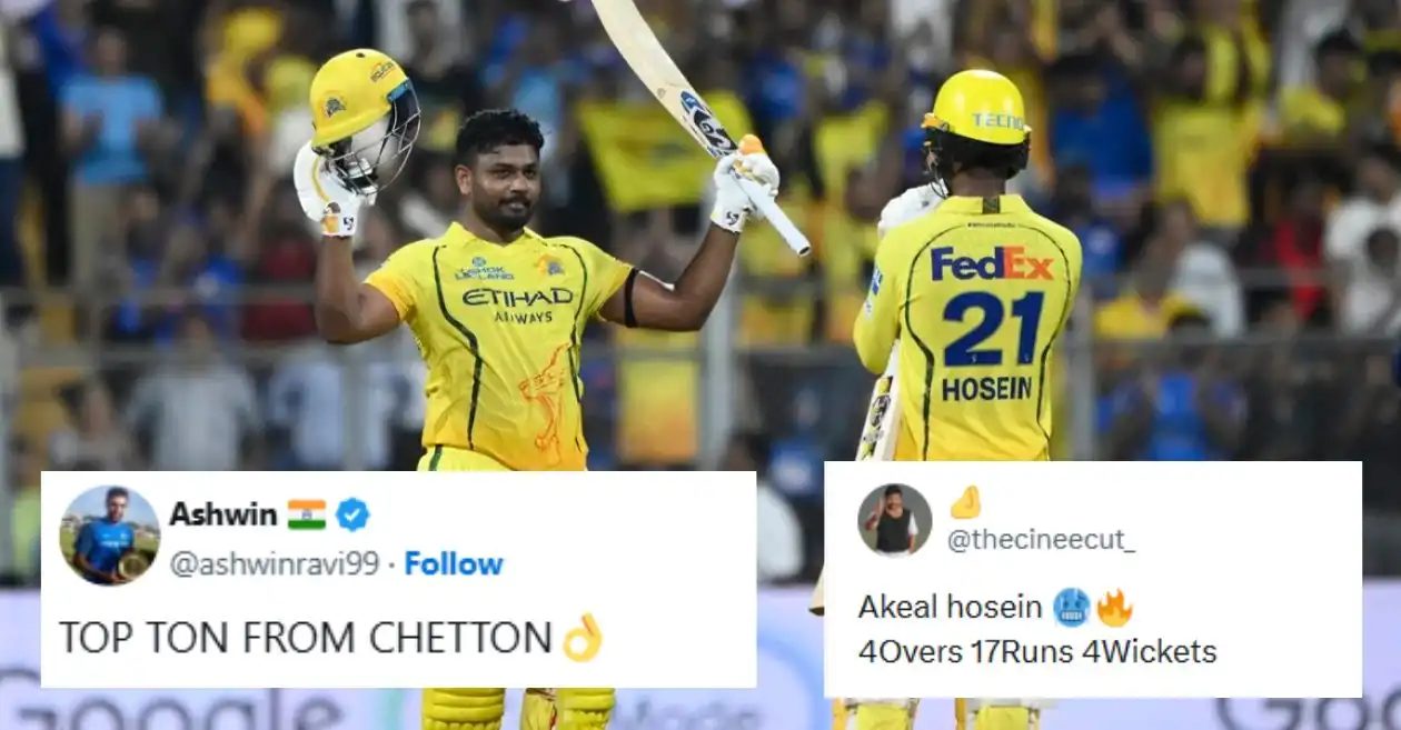 Fans erupt as Sanju Samson, Akeal Hosein power CSK to emphatic win over MI in IPL 2026