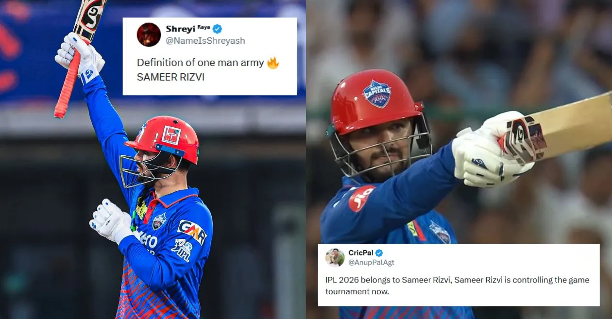 Fans erupt as Sameer Rizvi’s blazing knock powers DC to emphatic win over MI in IPL 2026