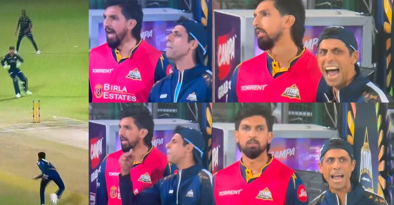 IPL 2026 [WATCH]: GT head coach Ashish Nehra goes furious in the dugout over Shubman Gill’s overthrow against DC