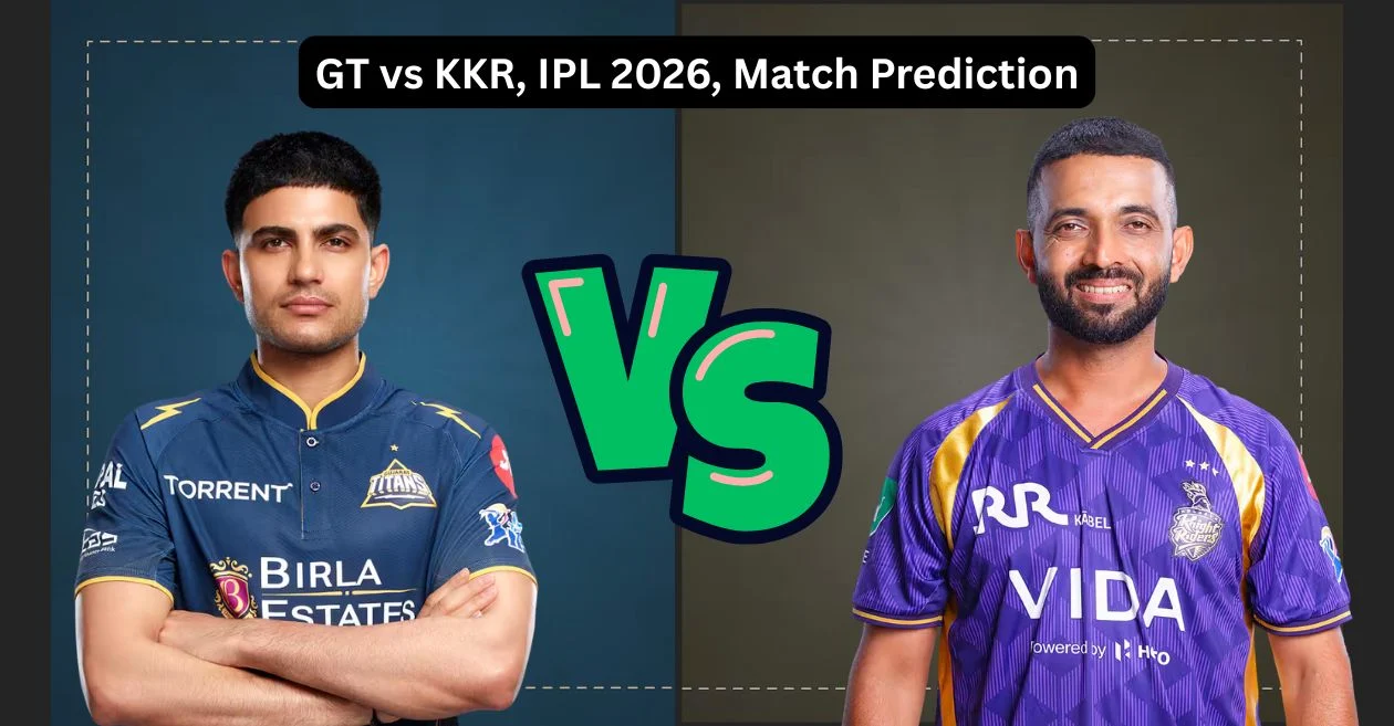 GT vs KKR, IPL 2026, Match Prediction: Who will win today’s game between Gujarat Titans and Kolkata Knight Riders?