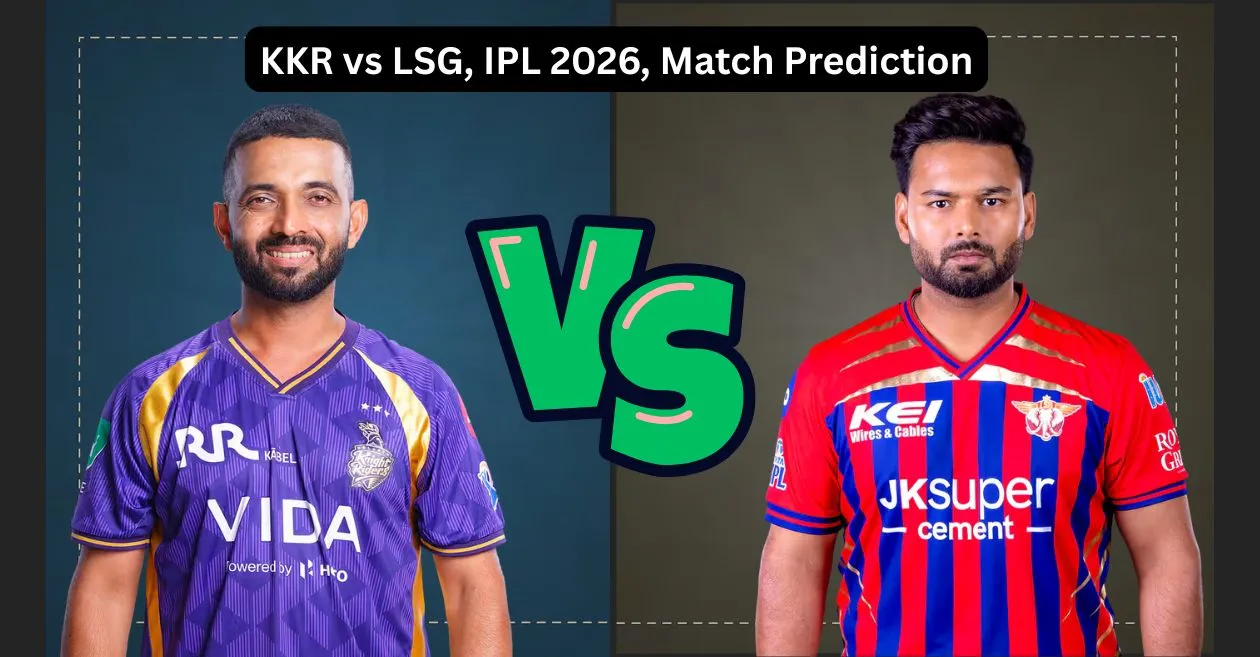 KKR vs LSG, IPL 2026, Match Prediction: Who will win today’s game between Kolkata Knight Riders and Lucknow Super Giants?