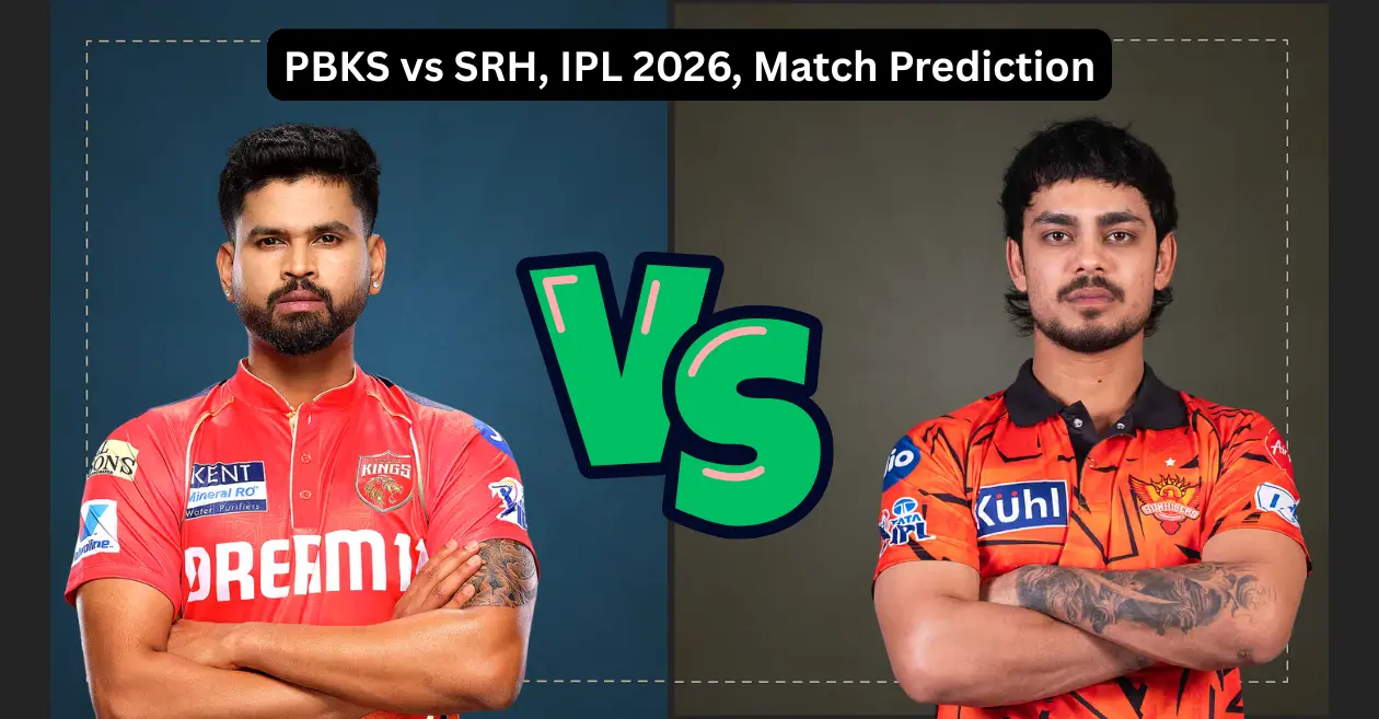 PBKS vs SRH, IPL 2026, Match Prediction: Who will win today’s game between Punjab Kings and Sunrisers Hyderabad?