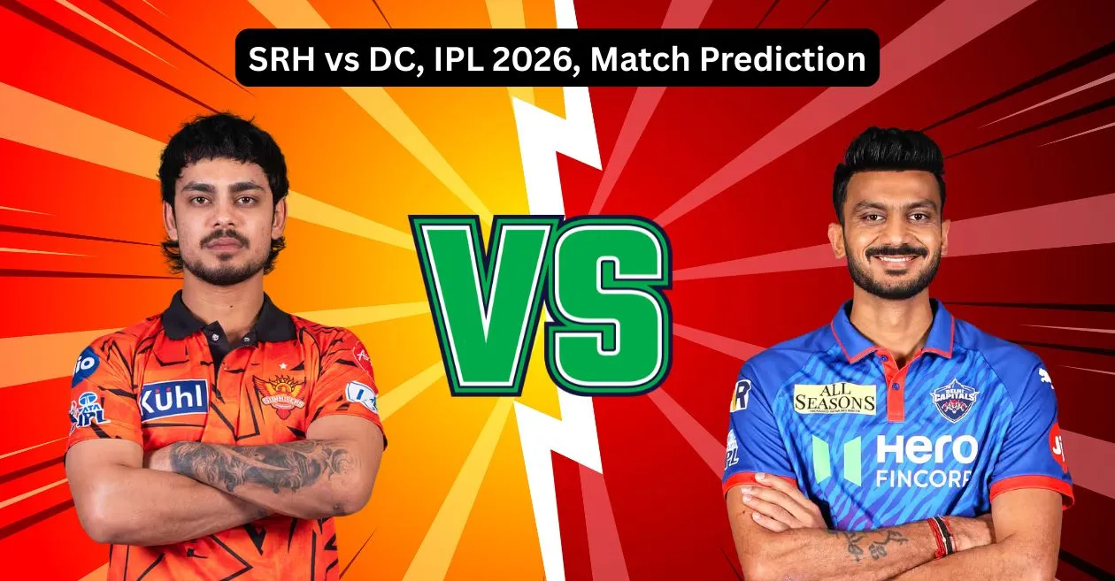 SRH vs DC, IPL 2026, Match Prediction: Who will win today’s game between Sunrisers Hyderabad and Delhi Capitals?
