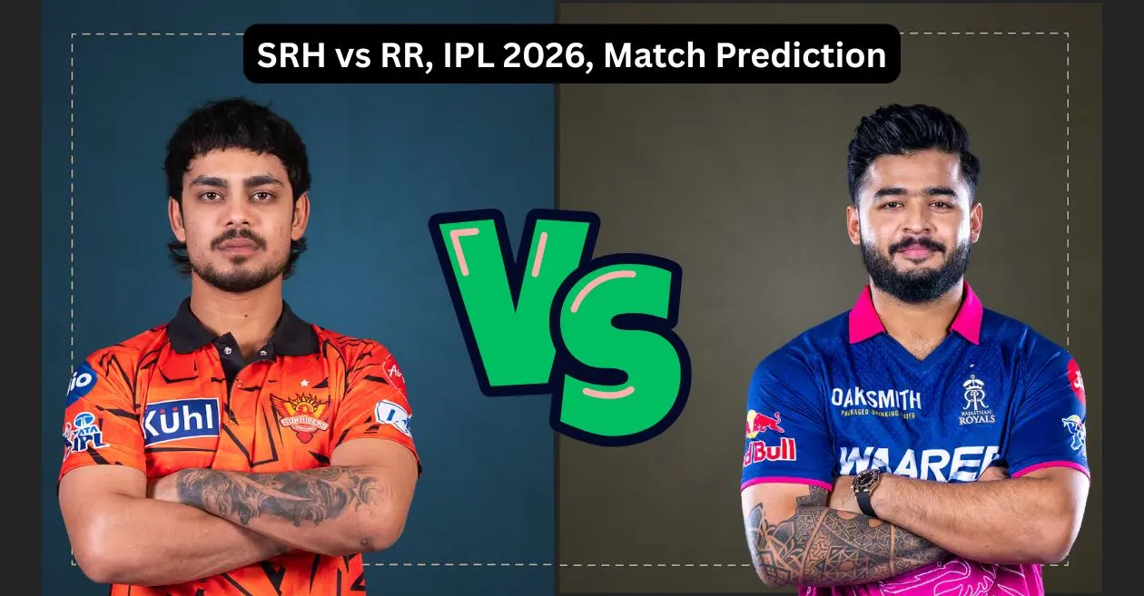SRH vs RR, IPL 2026, Match Prediction: Who will win today’s game between Sunrisers Hyderabad and Rajasthan Royals?