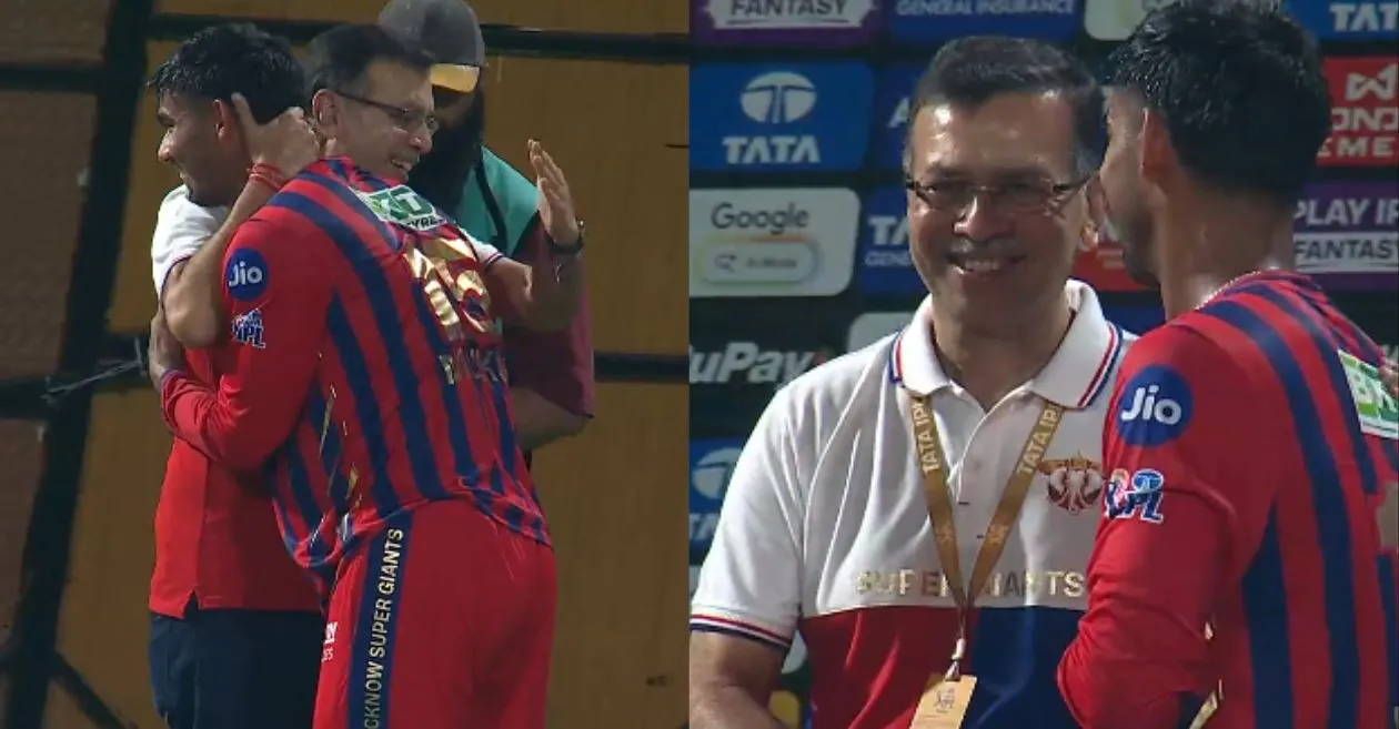 IPL 2026 [WATCH]: Sanjiv Goenka shares a heartwarming fatherly moment with LSG’s rising star Mukul Choudhary after KKR showdown